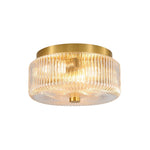 3 Lights bulbs light glass stainless steel ceiling light gold light fixture