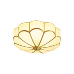 17.7 inch lighting fixtures milk glass ceiling light brass gold ceiling fixture