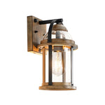 1 Pack light bulbs wood grain lighting fixtures aluminum wall lights