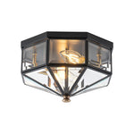2 light mount flush light copper bedroom light black ceiling light