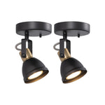 2 packs light fixture metal hallway ceiling lamps black brass living room light