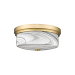 12inch flush mount light metal ceiling fixture gold led light