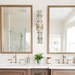 6 light modern wall light crystal mounted wall sconce with gold finish