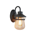 Antique wall sconce glass metal doorway light oil rubbed bronze indoor wall light