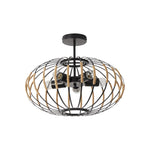 5 light kitchen light metal light bulb black dining room light