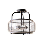2 light hallway light alloy steel glass flush led light dark bronze living room light