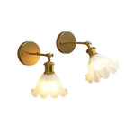 2  Pack light fixture white wall sconce glass, metal wall lights