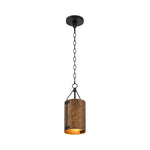 6” Light fixture brown light kitchen metal pendant light