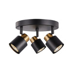 3 light led light metal bathroom light black room lighting