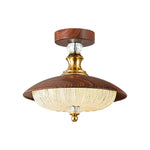 5 light dining room Crystal glass metal hallway brown ceiling light
