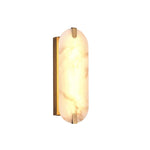 1 Pack wall sconces metal natural marble light gold indoor wall lamps