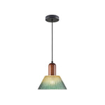 1-light kitchen lighting wood glass metal chandelier green pendant light