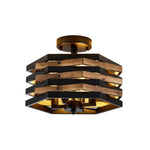 4 light ceiling light metal wood kitchen light fixtures black led light