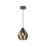 Farmhouse hanging light black dining room light metal pendant lights