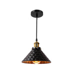 Retro bedside fixture iron island lighting black hanging pendant