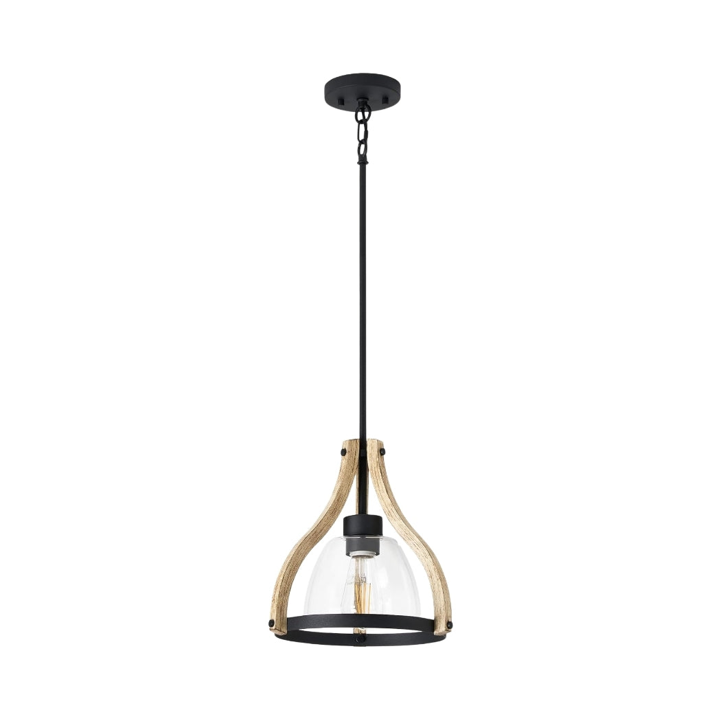 Classic hangable lights oak island lamp glass, metal, wood pendant lig ...