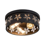 12.6 inch light bulbs metal dining light  black Foyer light