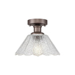 1-Light bulb light glass metal ceiling lights bronze light fixtures
