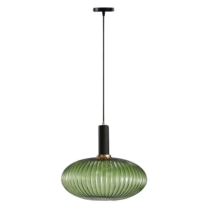 Adjustable height pendant light green hanging lights glass, metal kitchen island lights