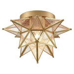 Bohemian ceiling lights gold kitchen light brass, glass, metal hall light