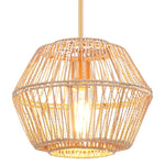 Bohemian pendant light brown island lights metal, handmade woven light fixture