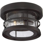 Bronze glass ceiling light fixture industrial farmhouse ceiling lamp