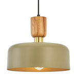 Contemporary pendant lighting green hanging lights wood, metal bedrooms lights