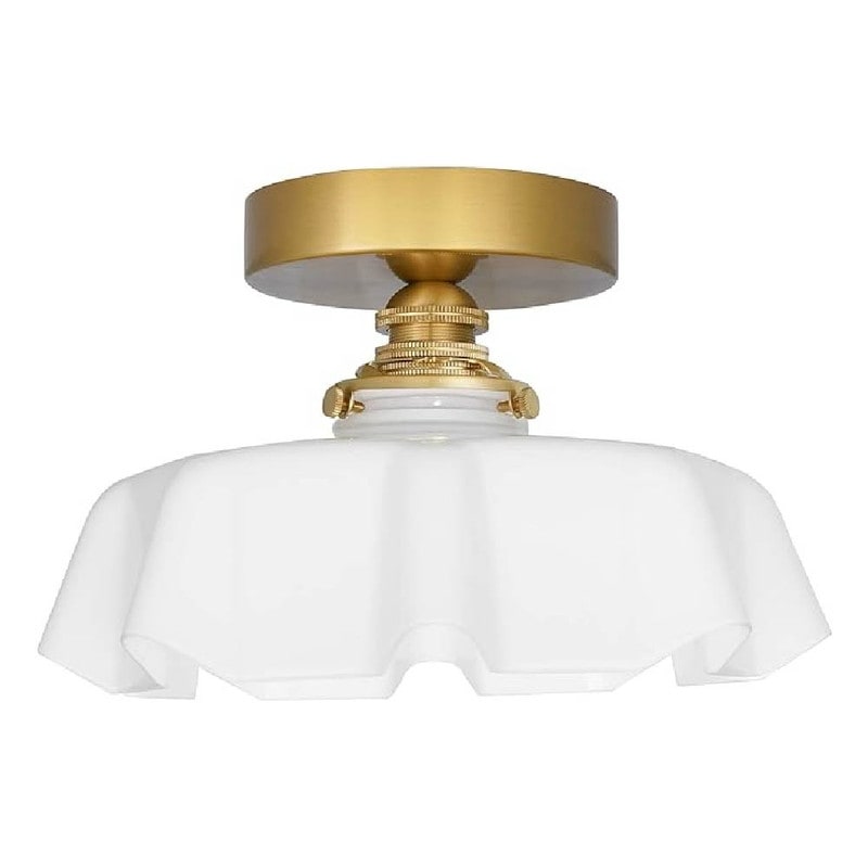 Farmhouse ceiling lighting whitlight fixture glass dinning light