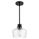 Farmhouse island lights black & seeded glass bathroom pendant light metal fixtures light