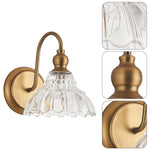 Gorgeous wall lights gold bathroom lights glass, metal hallway light