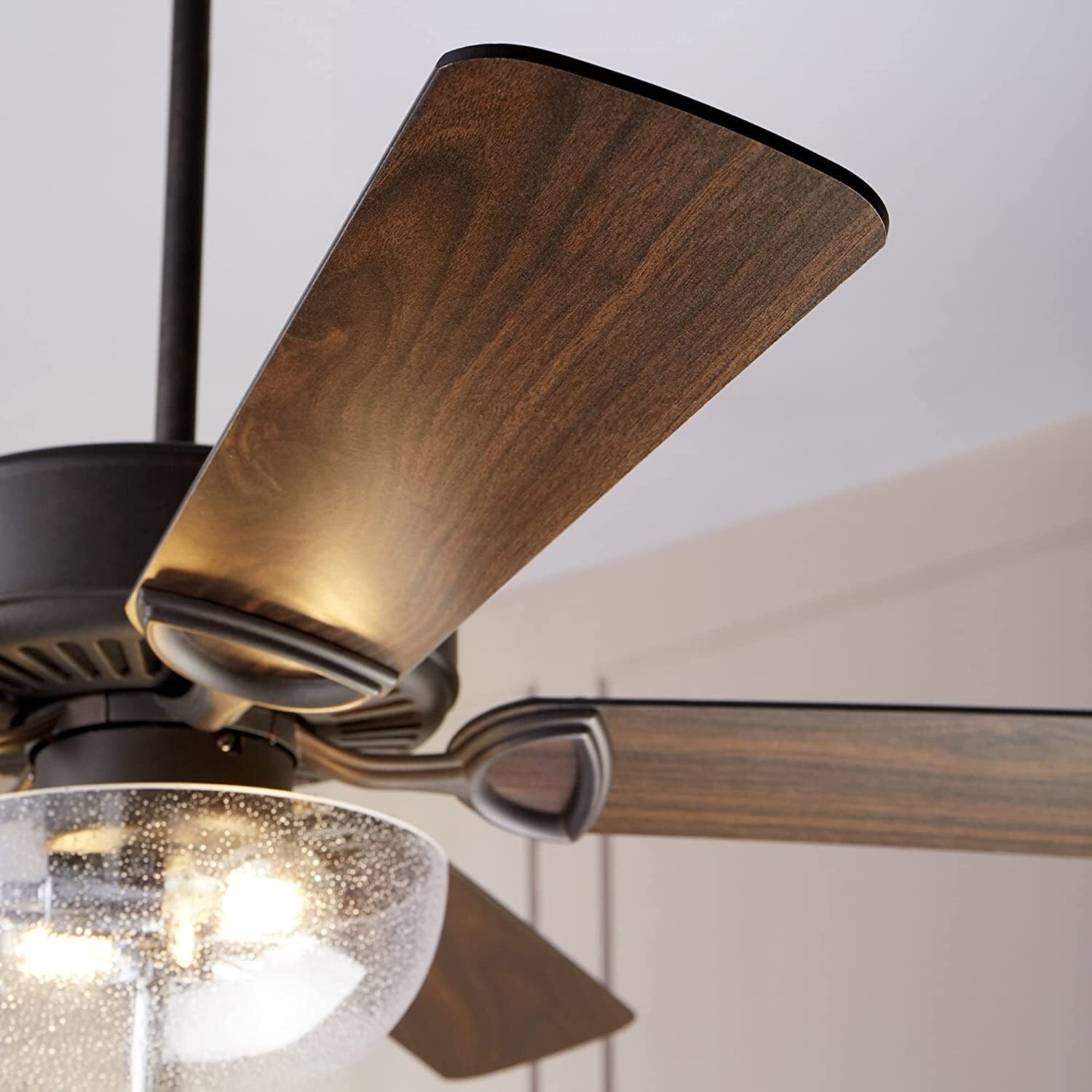 LED ceiling light kits glass ceiling lamp with bronze finish