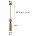 Modern Gold pendant light Spotlight for Kitchen Island Lighting Acrylic Hanging Lights