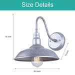 Modern barn lights galvanized wall lantern metal sconce light