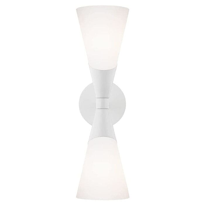 Modern black sconce light industrial glass wall light fixture