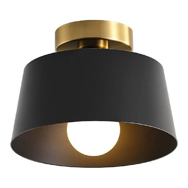 Modern ceiling lighting black flush mount light metal hallway lighting