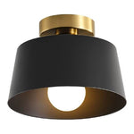 Modern ceiling lighting black flush mount light metal hallway lighting