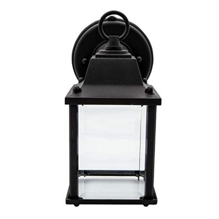 Porch lantern indoor wall light with clear glass shade