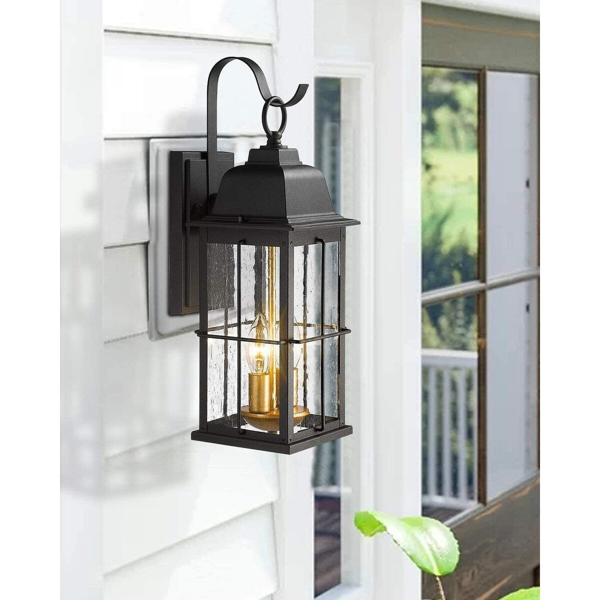 Porch outdoor wall sconce black wall sconce