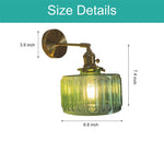 Premium light fixtures green wall lights copper sconce light