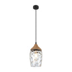 Unique design hangable light clear island dining glass pendant light