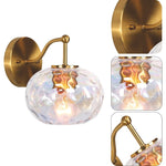Unique sconce lights gold wall lights glass bathroom lights