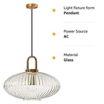 Vintage Pendant Light Glass hanging led lights Modern Retro feather chandelier