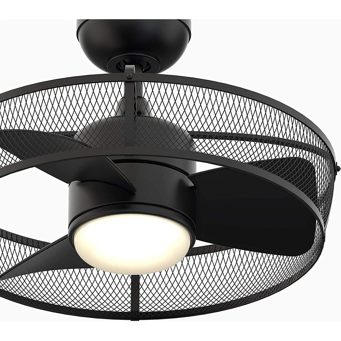 Vintage fan light kit black ceiling light fixture