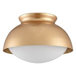 Vintage fixture light gold hallway light glass, metal Ceiling light