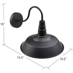 Vintageblack Wall Sconce Gooseneck Wall Light Fixture