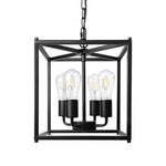 ‎Modern ceiling light black pendant lantern light metal kitchen light
