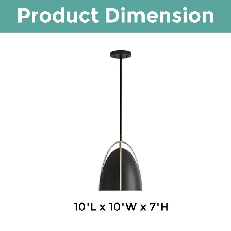 ‎Modern pendant light Black hanging light Metal kitchen ceiling lamp
