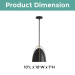 ‎Modern pendant light Black hanging light Metal kitchen ceiling lamp