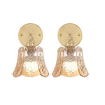 2  Pack wall sconces Rose Amber wall lighting glass, metal bedroom wall lighting