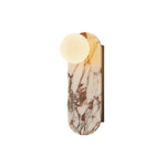 1 pack wall light fixtures alabaster marble wall lamp white wall sconce